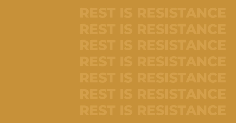REST is Resistance Banner